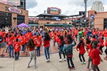 BJC School Outreach helps students dance their way to health in flash mob event