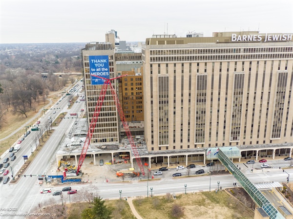 Demolition of Barnes-Jewish Hospital’s Queeny Tower set to begin in March