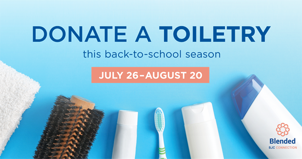 Donate a toiletry this back-to-school season