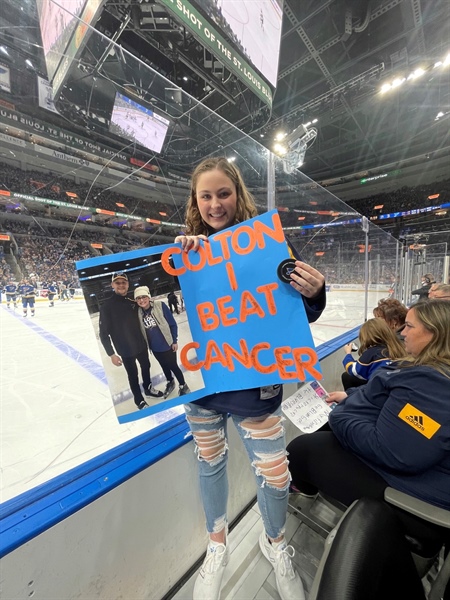 Teenage Blues fan has a night she’ll never forget