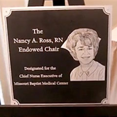 Nancy A. Ross RN Endowed Chair for Nursing at Missouri Baptist