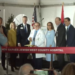 Barnes-Jewish West County Hospital ribbon cutting