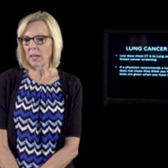 Med Talks - Lung cancer screening, prevention, and treatments
