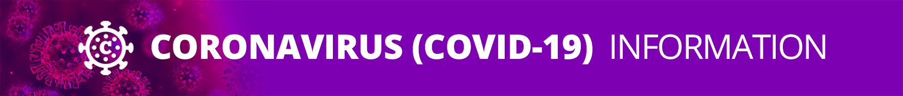 Coronavirus (COVID-19) information page header