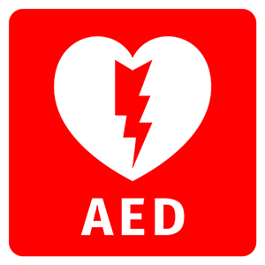 AED icon - Automated external defibrillator