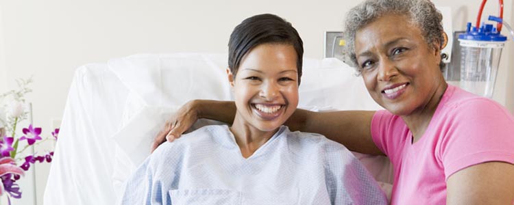 Patient and a visitor