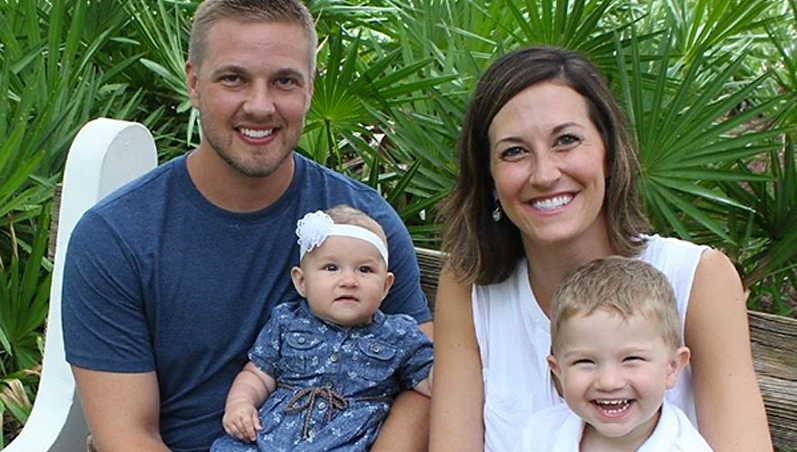 Courtney and her family