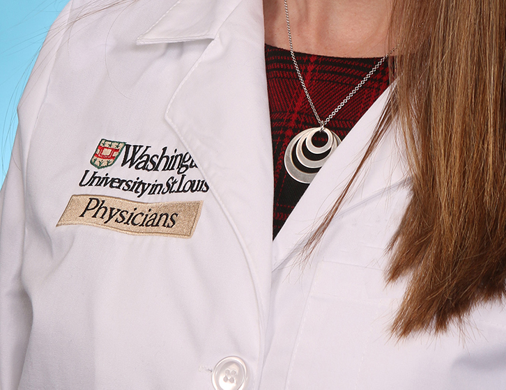 image of wash u provider white coat
