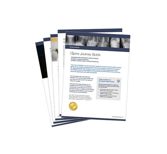 spine guide with pages fanned out