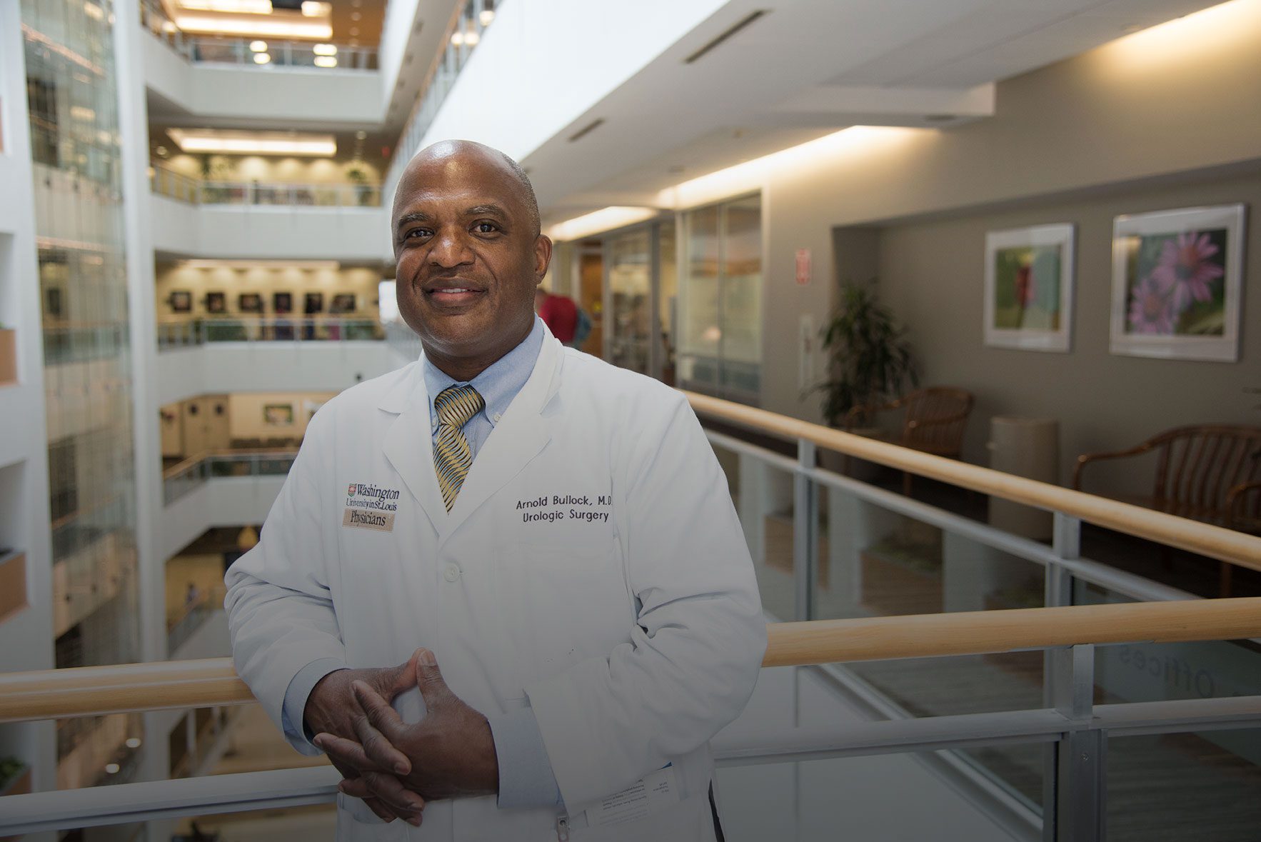 Dr Bullock at Siteman