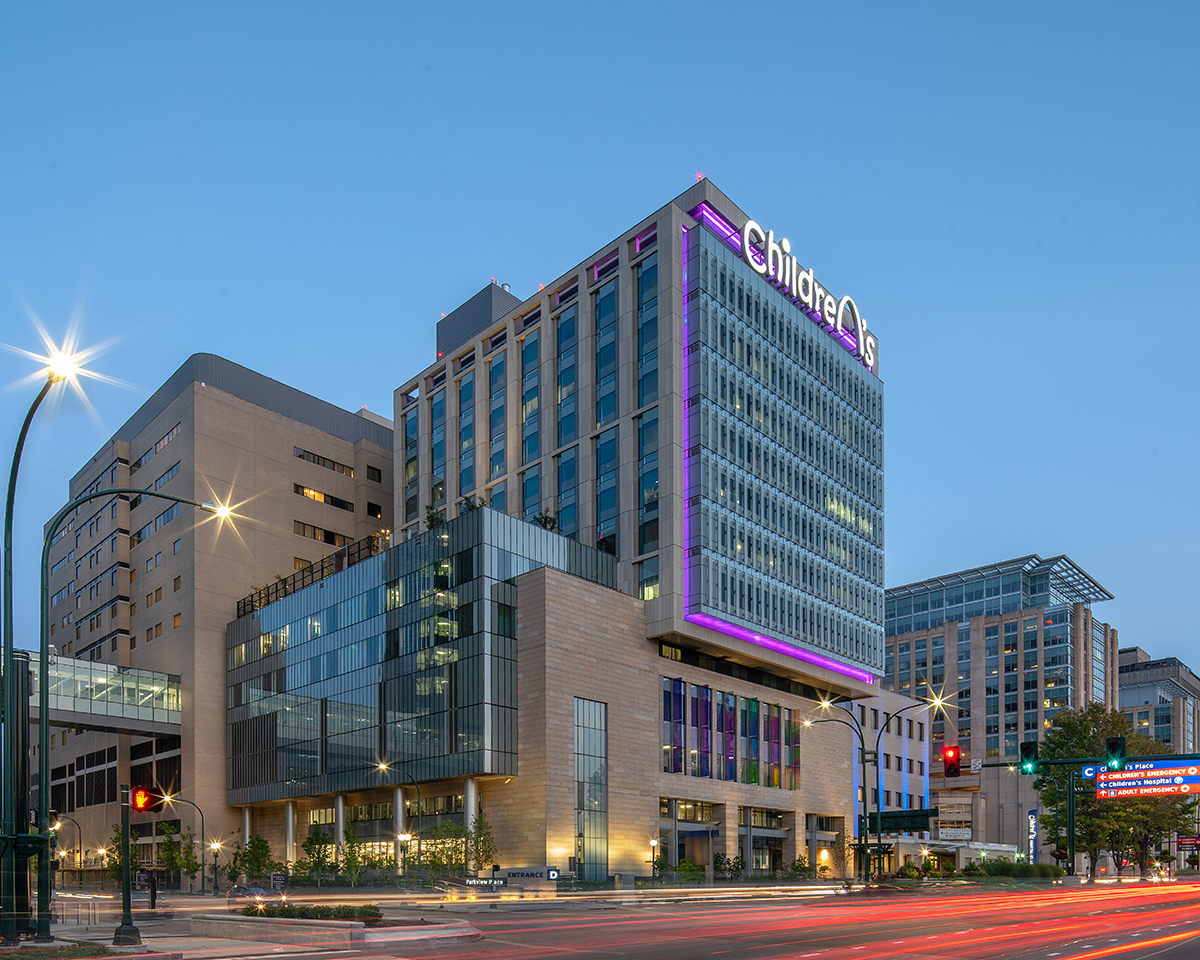 Outside view of St. louis Children's Hospital