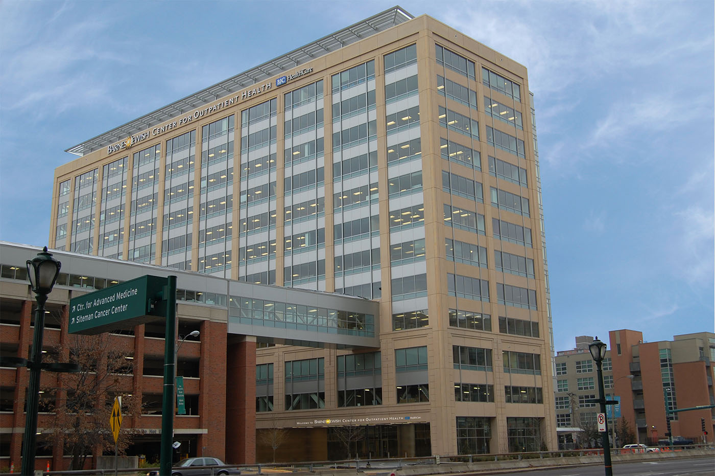 BJC Center for Outpatient Health Building Exterior View