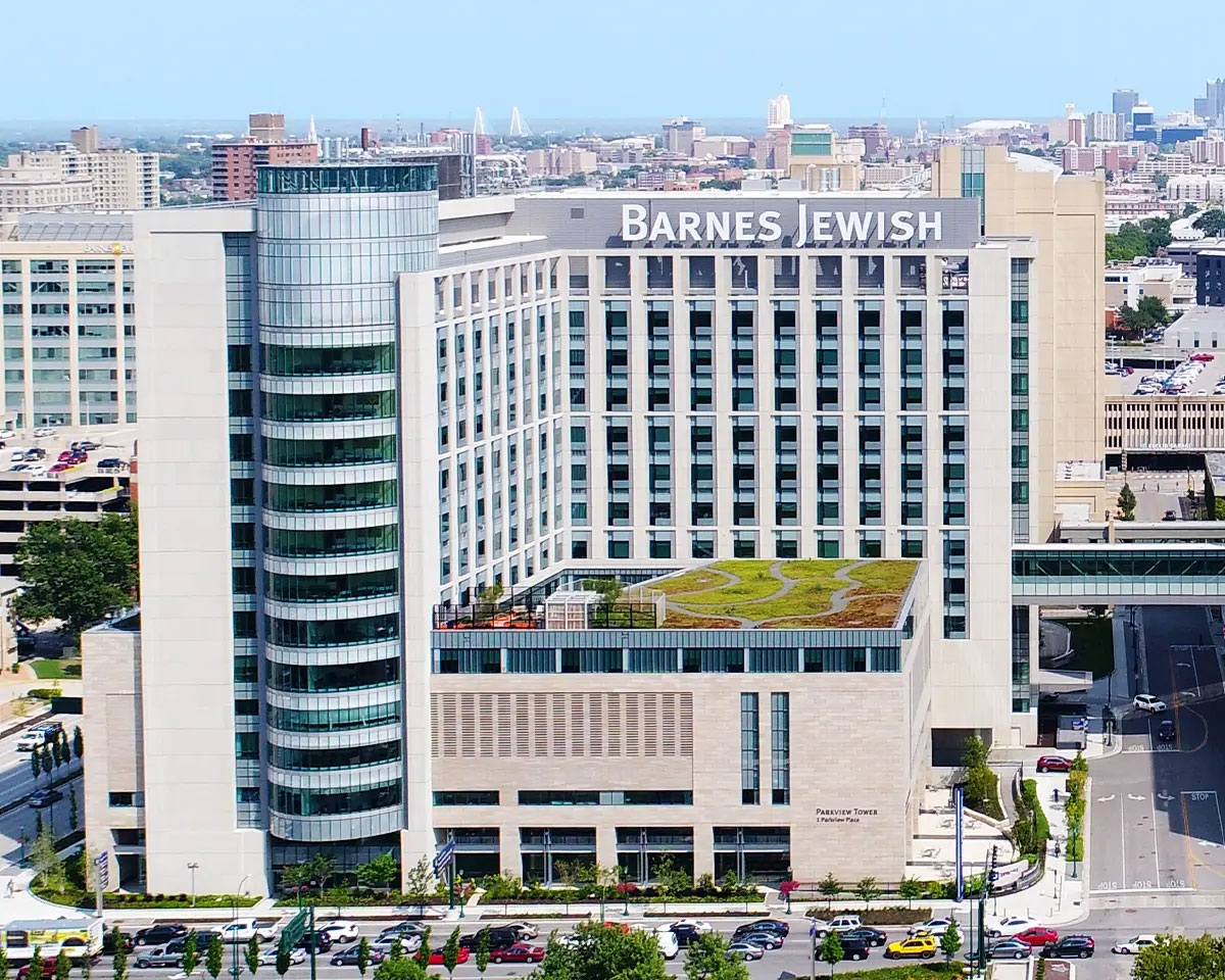 View of Barnes-Jewish Hospital
