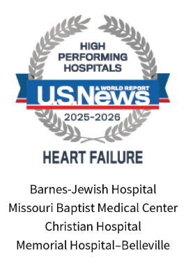 US News High Performing Hospitals Badge 2025-2026: Heart Failure