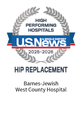 US News High Performing Hospitals Badge 2025-2026: Hip Replacement Surgery