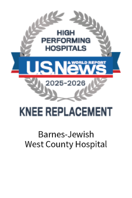 US News High Performing Hospitals Badge 2025-2026: Knee Replacement