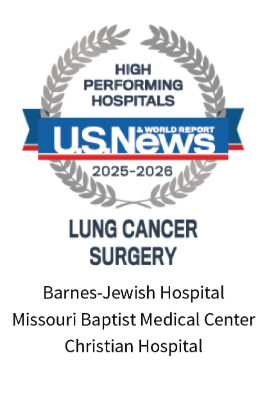 US News High Performing Hospitals Badge 2025-2026: Lung Cancer