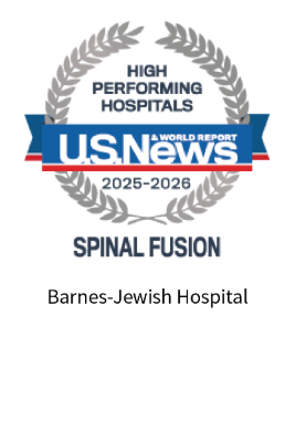 US News High Performing Hospitals Badge 2025-2026: Spinal Fusion