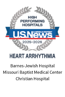 US News High Performing Hospitals Badge 2025-2026: Arrhythmia