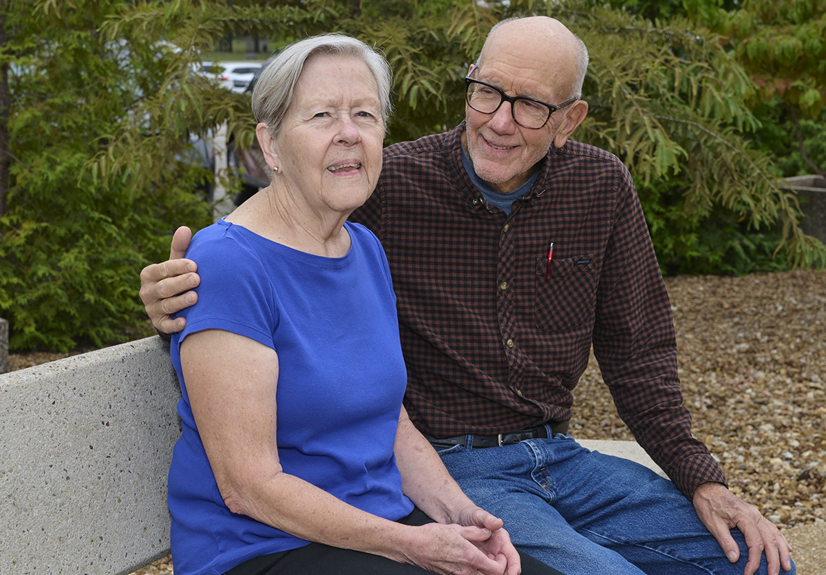 Bud and Nicole Bodey receiving Alzheimer's treatment at Missouri Baptist Sullivan Hospital 