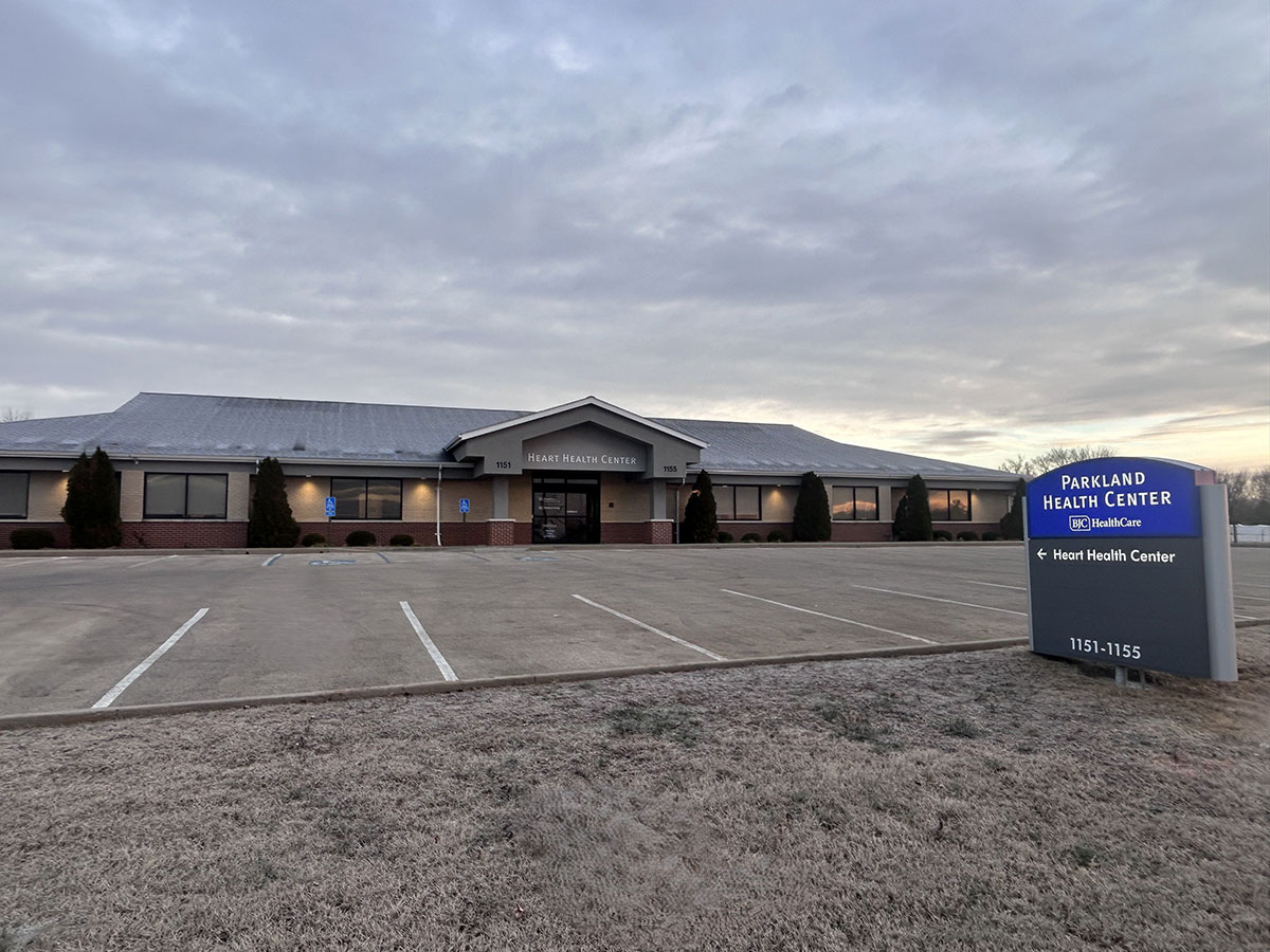 Building view of BJC Medical Group Cardiology at Parkland Health Center