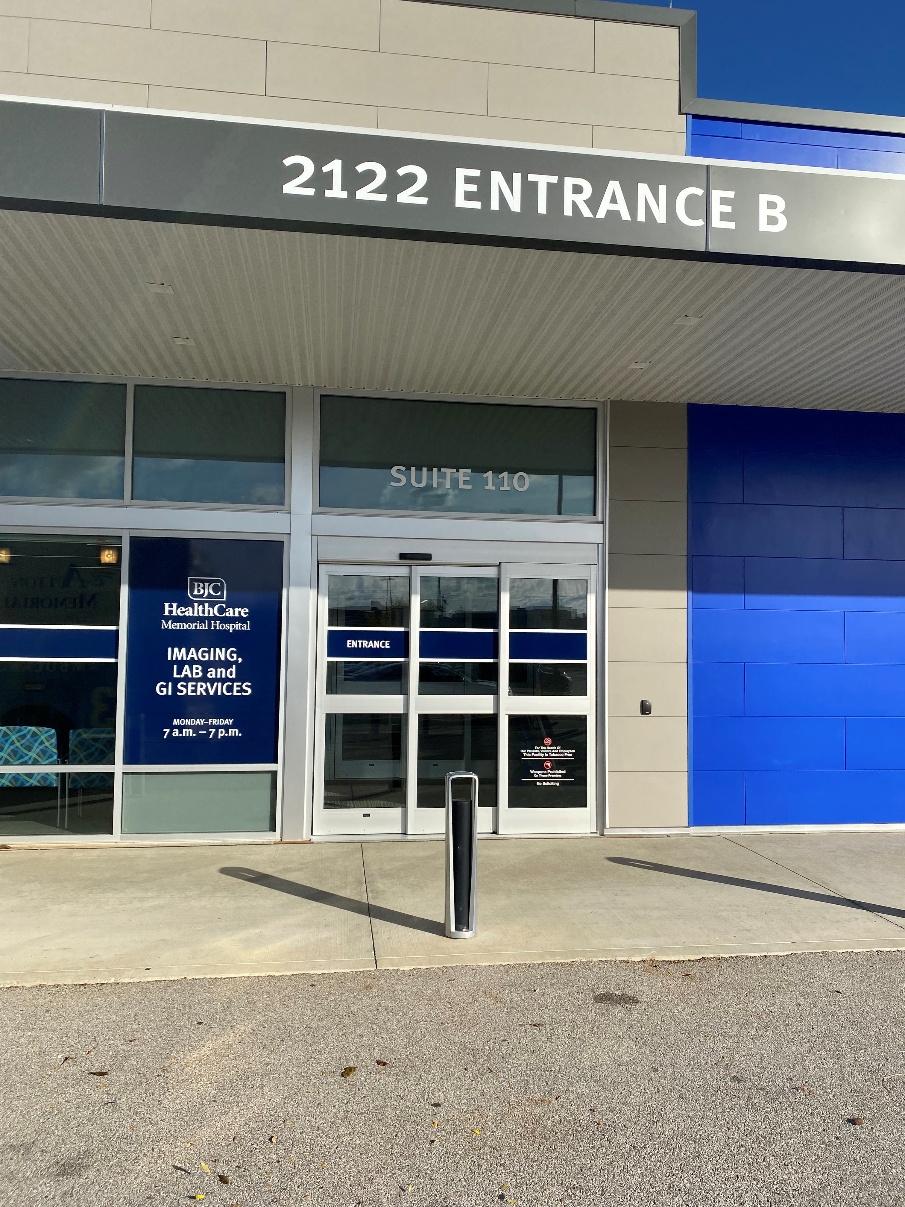 2122 Entrance B Doors