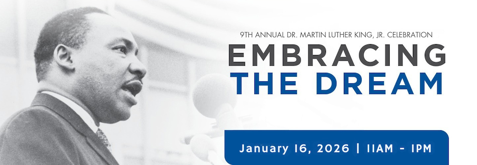 Invitation to the 9th Annual Dr Martin Luther King Jr Celebration at Christian Hospital. Event details on the page.