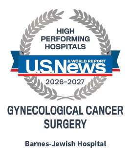 US News & World Report 2026-2027 High Performing Hospitals Gynecological Cancer Surgery silver emblem