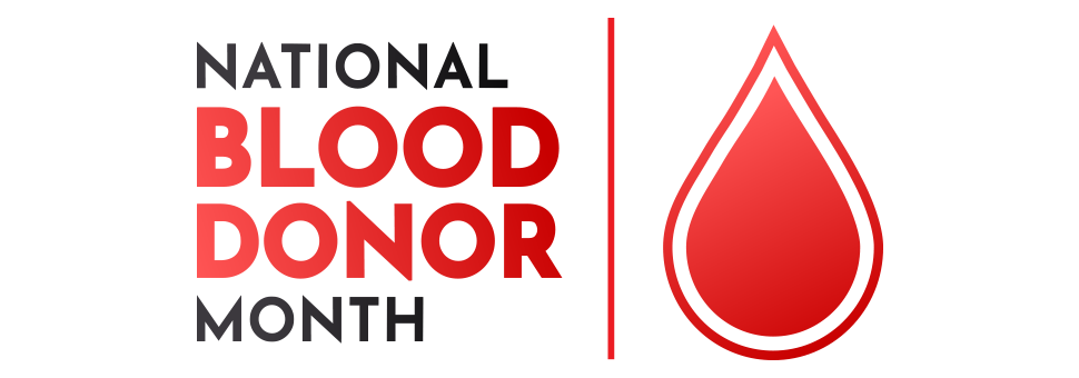 January is National Blood Donor Month