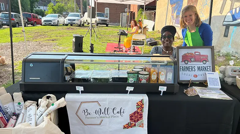 Food booth outdoors