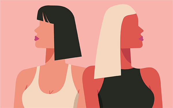 Illustration of women