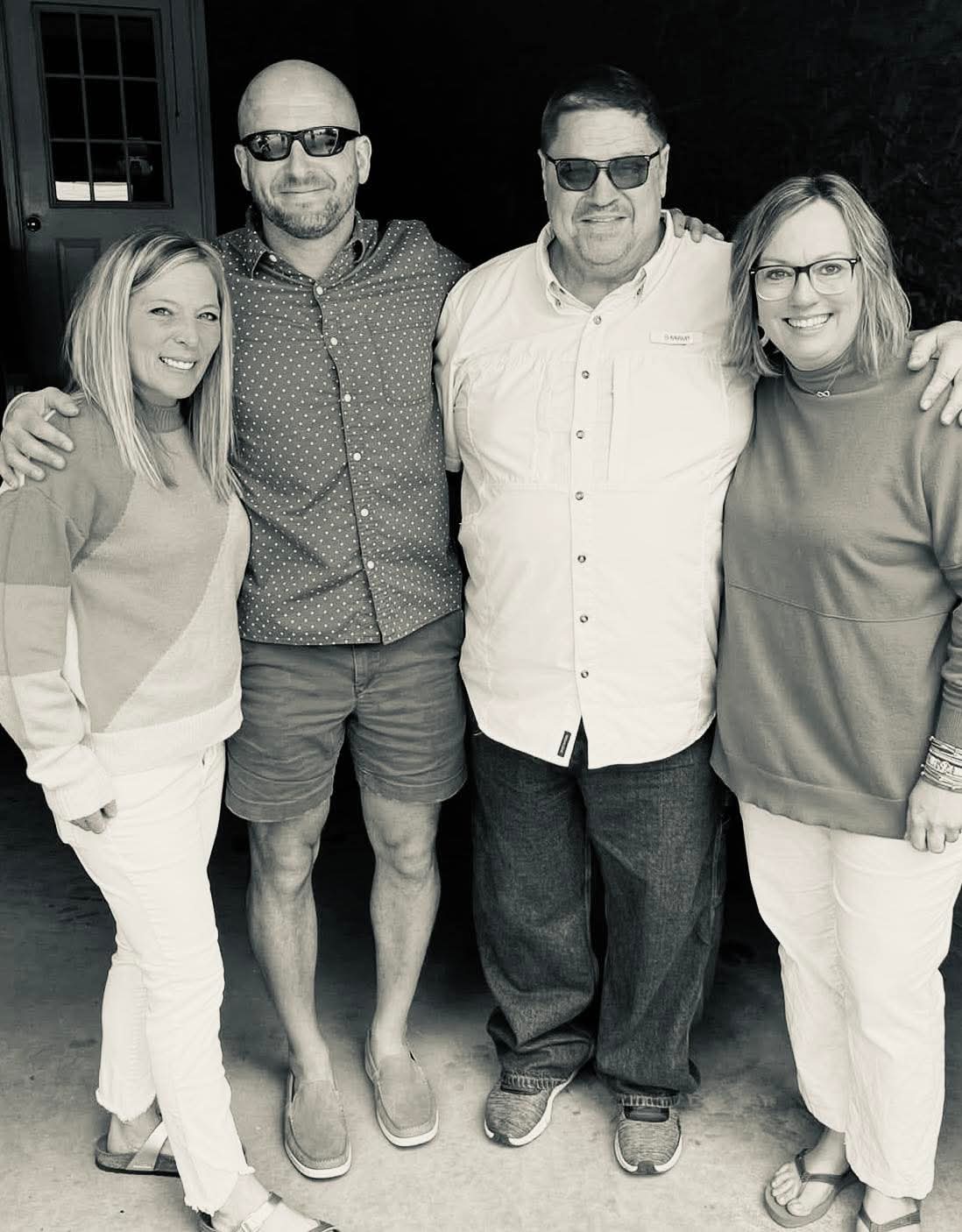 Tim Johnson and family