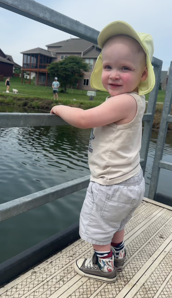 two year old Wesley