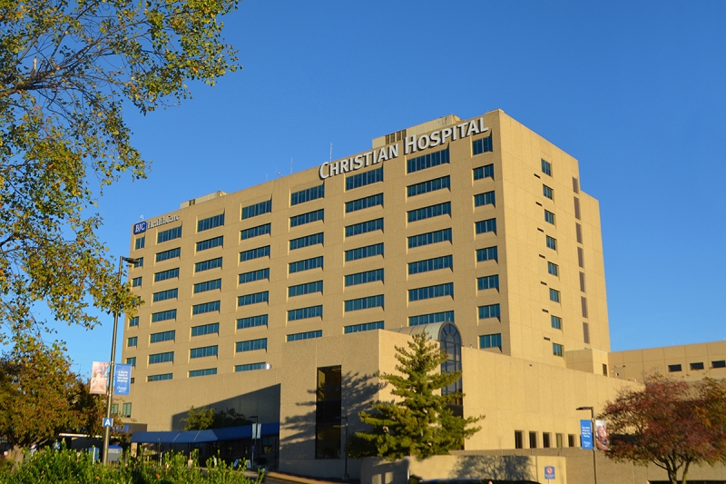 Outside entrance to Christian Hospital