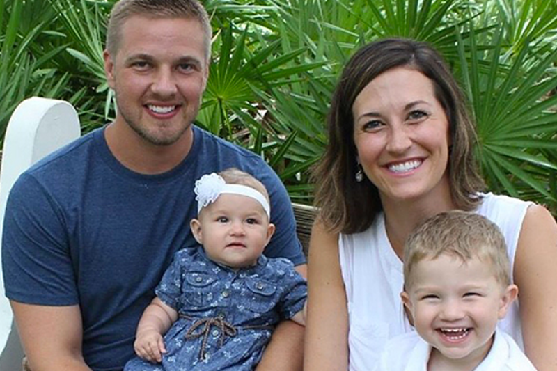 Courtney Ewert and her family