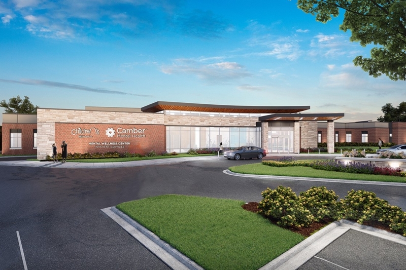 Rendering ofSt. Louis Children’s Hospital/KVC Pediatric Behavioral Health Joint Venture 
