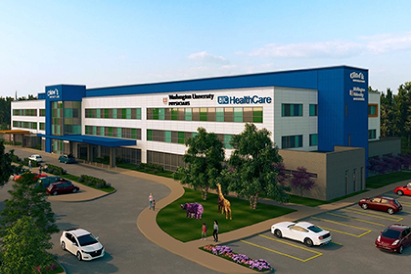 St. Louis Children’s Specialty Care Center – Wentzville construction rendering