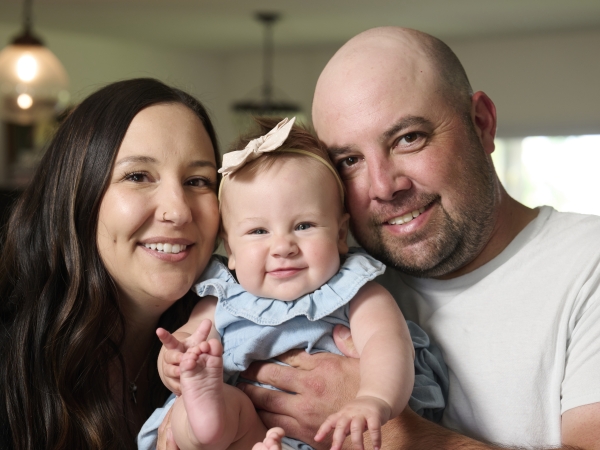 The Rongey family headshot