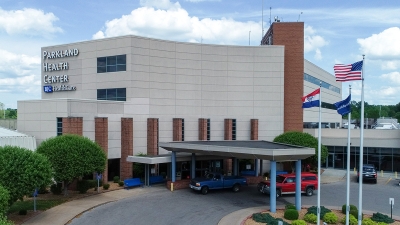 Parkland Health Center front entrance